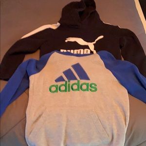 2 kids sweatshirts in euc size 10-12